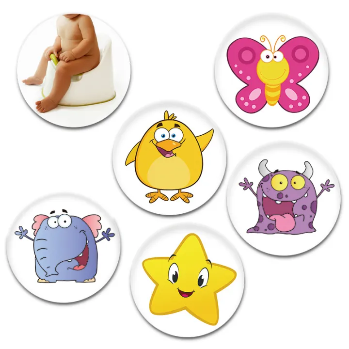 5PCS/set%20Cartoon%20Pee%20Target%20Pot%20Stickers%20Children's%20Color%20Changing%20Stickers%20Podazz%20-%20Image%202