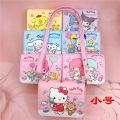 Original Sanrio Shoulder Bags Hello Kitty 13.5x6x9.5cm Double Sided Printing Girls Mini Messenger Bag Cartoons Handbag Gifts.