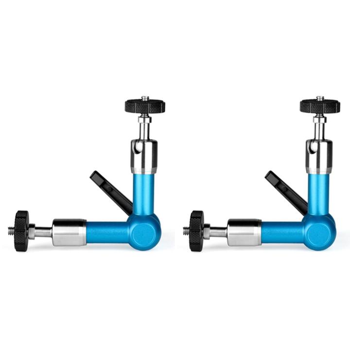 NAMUNY 2X YELANGU 7 Inch Magic Articulated Arm Magic Arm Rig Head for Mounting Monitor Video Light DSLR Camera