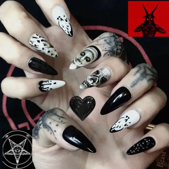 24Ps%20Almond%20False%20Nails%20Marble%20Grain%20Exploding%20Nail%20Art%20Flash%20Fragments%20Spicy%20Girl%20European%20and%20American%20Ins%20Press%20on%20Nails%20-%20Image%206