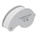 40 Times Double LED Lamp Folding Magnifying Glass is Suitable for Jade Jewelry Collection and Appreciation Durable Easy to Use Silver. 