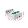 LCD Display Smart Intelligent Battery Charger With 4 Slots For AA/AAA NiCd NiMh Rechargeable Batteries AA/AAA Charger. 
