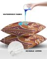 Indian Round Women's Pot Waterproof Pillow Cover Home Office Decoration Pillow Case Chair Sofa Cushion Cover.