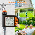 New LCD Display Water Timer Home Garden Irrigation Rainfall Timer.