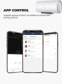 Type 86 switch zero-fire graffiti app timed remote voice control water heater with EU regulations With Google Home and Alexa.