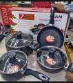 Kiam Non-Stick 7 Pieces Cookware Set  নন স্টিক 7 পিস কুক ওয়্যার সেট. 