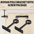 Ceiling Mounted Curtain Rod Brackets, Heavy Duty Ceiling Bracket.