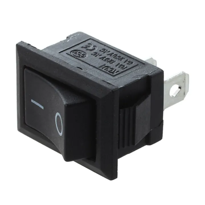 NXFDSIOZ%2020%20Pcs%20SPST%20Mini%20Black%202%20Pin%20Rocker%20Switch%20AC%20125V%2010A%20250V%206A%20-%20Image%203