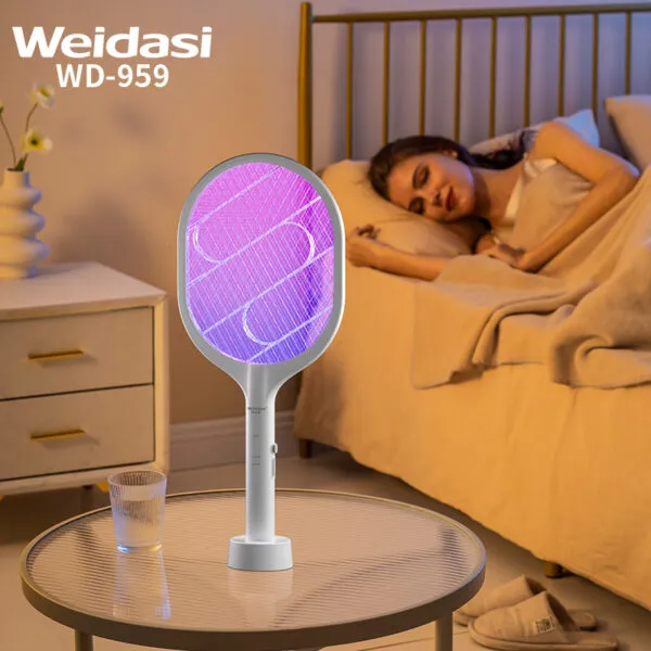 Weidasi%20WD-959%20Mosquito%20Bat%20Rechargeable%20with%20Lure%20Light%20Insect%20bugs%20Lamp%20Stand%20Holder%20USB%20Charging%20Cable%20Included%20Electric%20Swatter%20Lithium%20Ion%20Battery%20WD%20959%20Mosquito%20Bat%20-%20Image%203