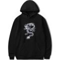 Hoodies Men's Chinese Dragon Print Hoodie Street Casual Hop Sweatshirts High-End Brand Hoody Plus Size Coat Jacket.