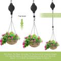 Garden Plant Pulley Retractable Hanging Hanger Adjustable Flower Pot Hooks Hook 1Pcs.