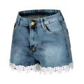 2021 Ladies Jeans Shorts Women's Slim Was Thin Elasticity Lace With Zipper Denim Shorts High Waist Shorts Jeans шорты женский. 