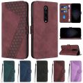 Mi 9T Case For Xiaomi Mi 9T Cover 3D Geometric Lattice Leather Flip Wallet Case on sFor Xiomi Xiaomi Mi9T 9 T Pro Phone Cases. 