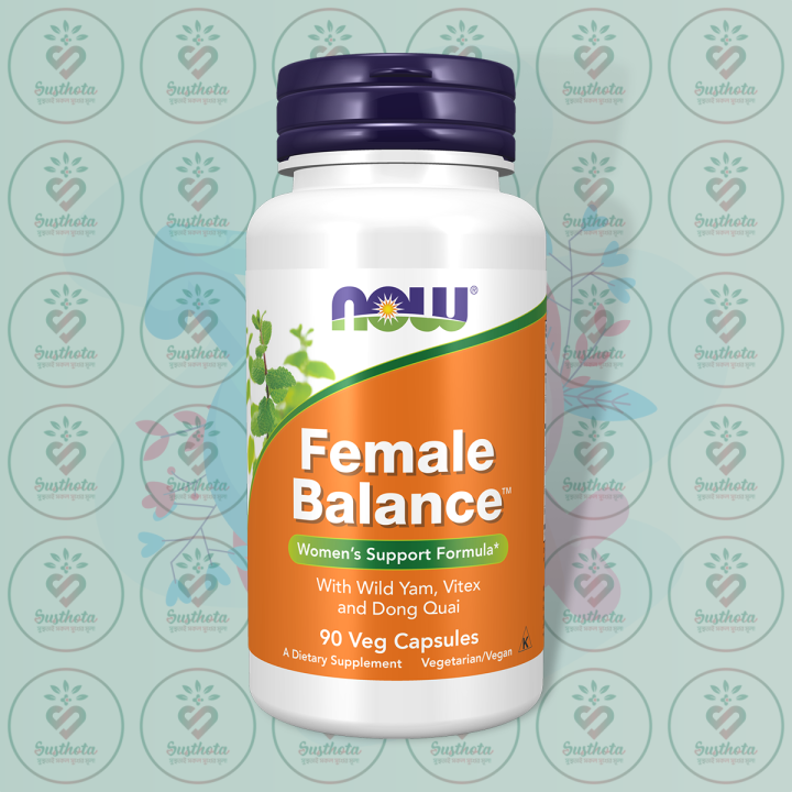 NOW Female Balance - Women's Support Formula - 90 Veg Capsules - with ...