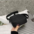 Oxford Cloth Mini Casual Small Zipper Crossbody Pouch Simple Shoulder Bag Men Mobile Phone Bag Conbo. 