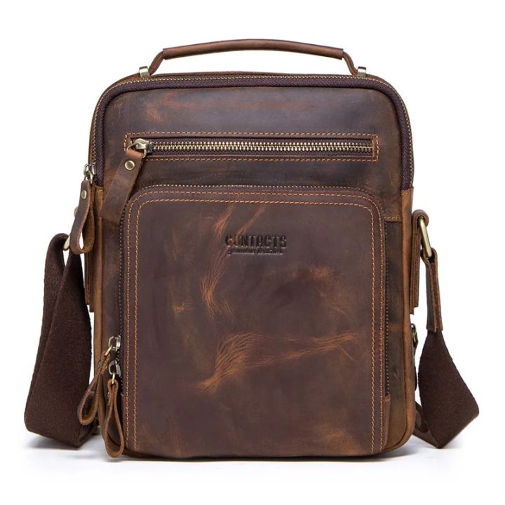 CONTACT'S%20Crazy%20Horse%20Leather%20Men's%20Shoulder%20Bag%20Vintage%20Messenger%20Bags%20Men%20Bolsos%20Male%20Crossbody%20Bags%20Man's%20Handbag%20Sling%20Bag%20-%20Image%207