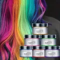 Disposable Hair Color Paste Mud, Y2K Hair Dyeing Wax Halloween Party Birthday Christmas Cosplay Use Colorful Hair Clay. 