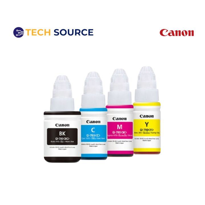 Canon 790 Four Color Ink Bottle Full Set