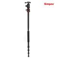 Simpex Professional Aluminium Tripod 540-TM Tripod Cum Monopod with Multipurpose Head for Low Level Shooting, Panning for All DSLR Camera. 