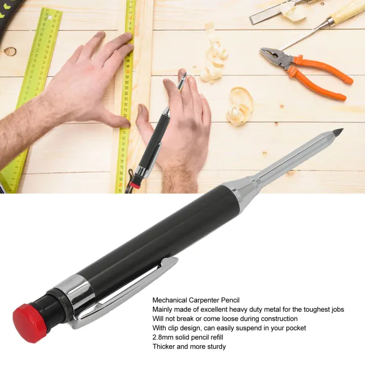 Mechanical%20Carpenter%20Pencil,%20Non%20Loose%20Extended%20Tip%20Incisive%20Solid%20Refill%20Portable%20Long%20Nose%20Deep%20Hole%20Carpenter%20Pencil%20with%20Sharpener%20for%20Drawing%20Work%20-%20Image%203