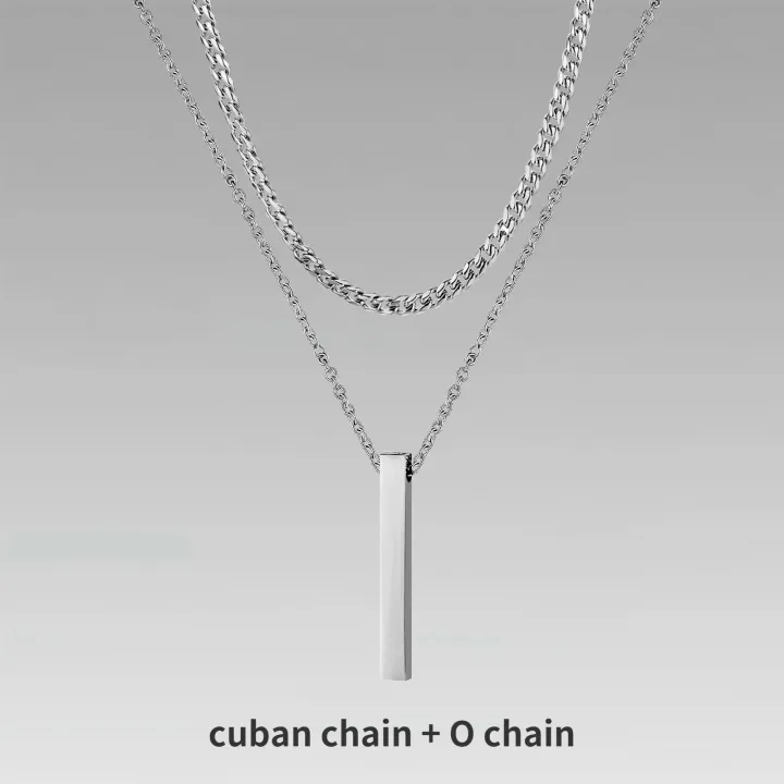 Vnox%203D%20Vertical%20Bar%20Necklaces%20for%20Men,%20Layering%20Stainless%20Steel%20Geometric%20Pendant,%20Layered%20Wheat%20Rope%20Cuban%20Chain,%20Boy%20Collar%20-%20Image%207