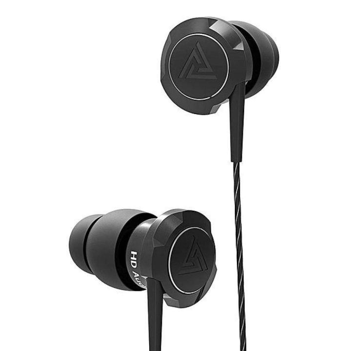 KD5 Dual Driver Dynamic and Balanced Armature Hybrid In Ear Earphones - Black