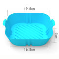 Non Stick Square Liner Oven Grill Pan Baking Tray Baking Tools Air Fryer Tray Silicone Tray Reusable Tray.