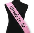 Bride to be sash/bride to be party sash for girls and womans. 