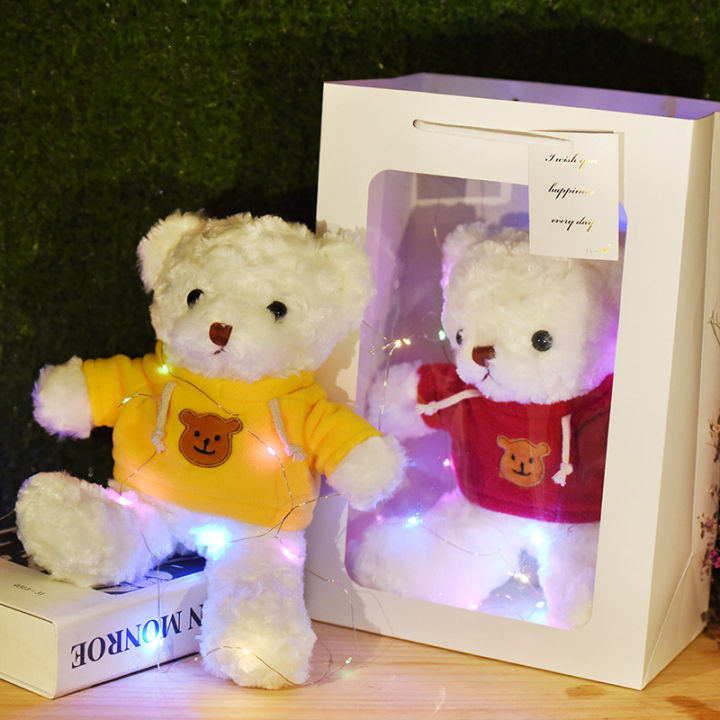 Manufacturer new plush toys vintage sweater bear large couple teddy bear doll ragdoll gift goods wholesale
