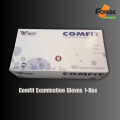 Comfit Examination Hand Gloves 100 Pcs Per Box, Size: Small.