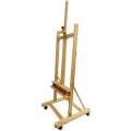 Mont Marte Large Studio Easel w/castors Beech Wood.