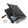 Bogesi Black Stylish Artificial Leather Wallet Fore Men - Wallet For Men - Many Beg - Wallet. 