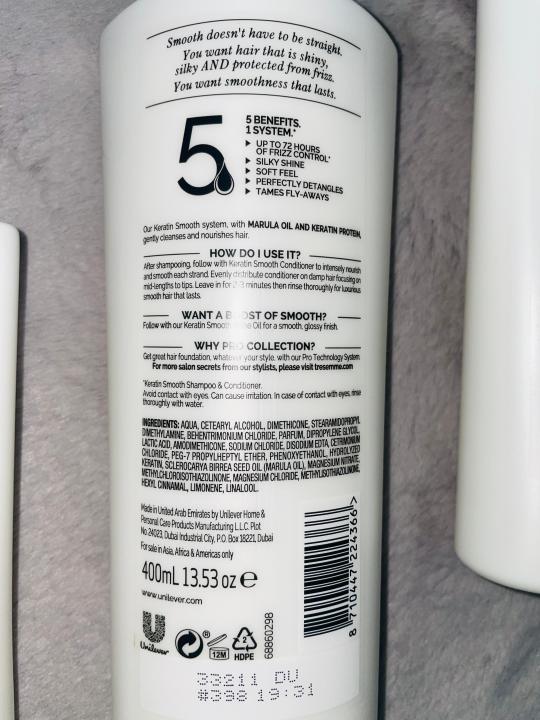 TRESemme%20Keratin%20Smooth%20with%20MARULA%20OIL%20Conditioner%20400ml%20UAE%20-%20Image%203