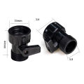 2pcs Garden Irrigation Valve 3/4" Male to Female Thread Extend Hose Switch Layor.