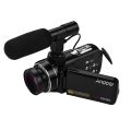 4K Handheld DV Professional Digital Video Camera CMOS Sensor Camcorder - black. 