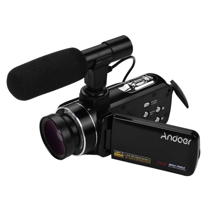 Andoer%204K%20Handheld%20DV%20Professional%20Digital%20Video%20Camera%20CMOS%20Sensor%20Camcorder-black%20-%20Image%202