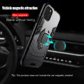 【3C VictoryEagle】Protect Cover Samsung Galaxy A12 Case Shockproof Armor Stand with Holder Car Magnetic Ring Back Cover For Samsung A12 For girls and Boys.