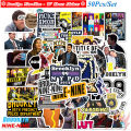 ❉ Brooklyn Nine-Nine - Series 01 Classical TV Shows Stickers ❉ 50Pcs/Set DIY Fashion Luggage Laptop Skateboard Decals Doodle Stickers.