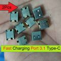2Pcs- 14 Pin TYPE C Socket Fast Charging Port 3.1 Type C Female Connector 14 Pin Type C USB Socket Adapter Soldering Repair For Mobile Phone Charger. 