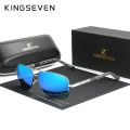 KINGSEVEN 2020 Aluminum Brand Pilot Polarized Sunglasses Men Women Fashion Frame Male Sun Glasses For Driving Oculos de sol.