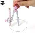 8 pcs/set Ruler Compass Eraser Triangle Protractor Set Geometry Stationery Mathematical For Boy Girl Students School Supplies. 
