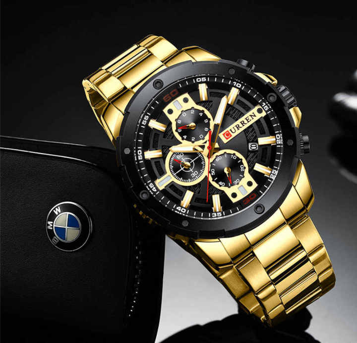 CURREN%208336%20Golden%20black%20Watches%20Men%20Wrist%20Stainless%20Steel%20Quartz%20Wristwatch%20Casual%20Military%20Chronograph%20Clock%20Waterproof%20-%20Image%206