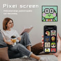 LED Matrix Pixel Display Smart Screen APP Control Programmable Night Light Digital Pixel Photo Frame Game Room Decor Table Lamp.