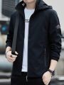 New Men's Trendy Youth Hooded Jacket Korean Style Leisure Windproof Spring and Autumn Tops Men's Casual Jacket.