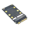 Mini PCIE/mSATA Adapter Solid State Drive Converter Riser Expansion Card Test Board for mSATA SSD Mini PCI Express Wifi Card. 