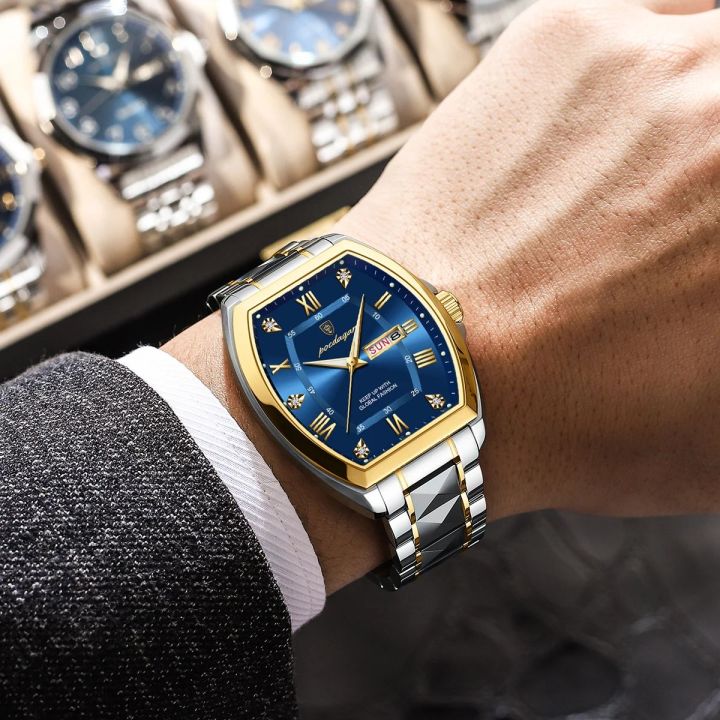 POEDAGAR%20Luxury%20Stainless%20Steel%20Watches%20for%20Man%20Luminous%20Waterproof%20Date%20Week%20Men%20Watch%20Tonneau%20Case%20Men's%20Quartz%20Watches%20-%20Image%206