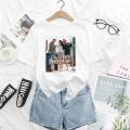 Pogue Life Outer Banks Women T Shirt OBX Shaka Hand Short Sleeve Harajuku Lady Girls 90s White T-shirt John B Letter Tops.
