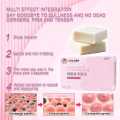 Japani Niacinamide Brightening Soap - Rich Foam, Smooth & Firming, Fragrance-Free for Face & Body, Hydrating & Cleansing with Cherry Blossom & Glycerin. 