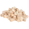 Liu Xing 100Pcs Wooden Cubes Pine Square Blank Blocks for DIY Craft Early Childhood Puzzle Toy 10mm.
