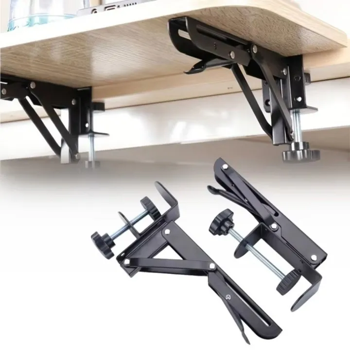 Hardware%20Accessories%20L-shaped%20Foldable%20Desktop%20Bracket%20Punch-free%20Space-saving%20Desktop%20Extension%20Plate%20Rack%20Heavy-duty%20Adjustable%20Desk%20Keyboard%20Tray%20Slide%20Extender%20Desk%20Keyboard%20Computer%20-%20Image%204